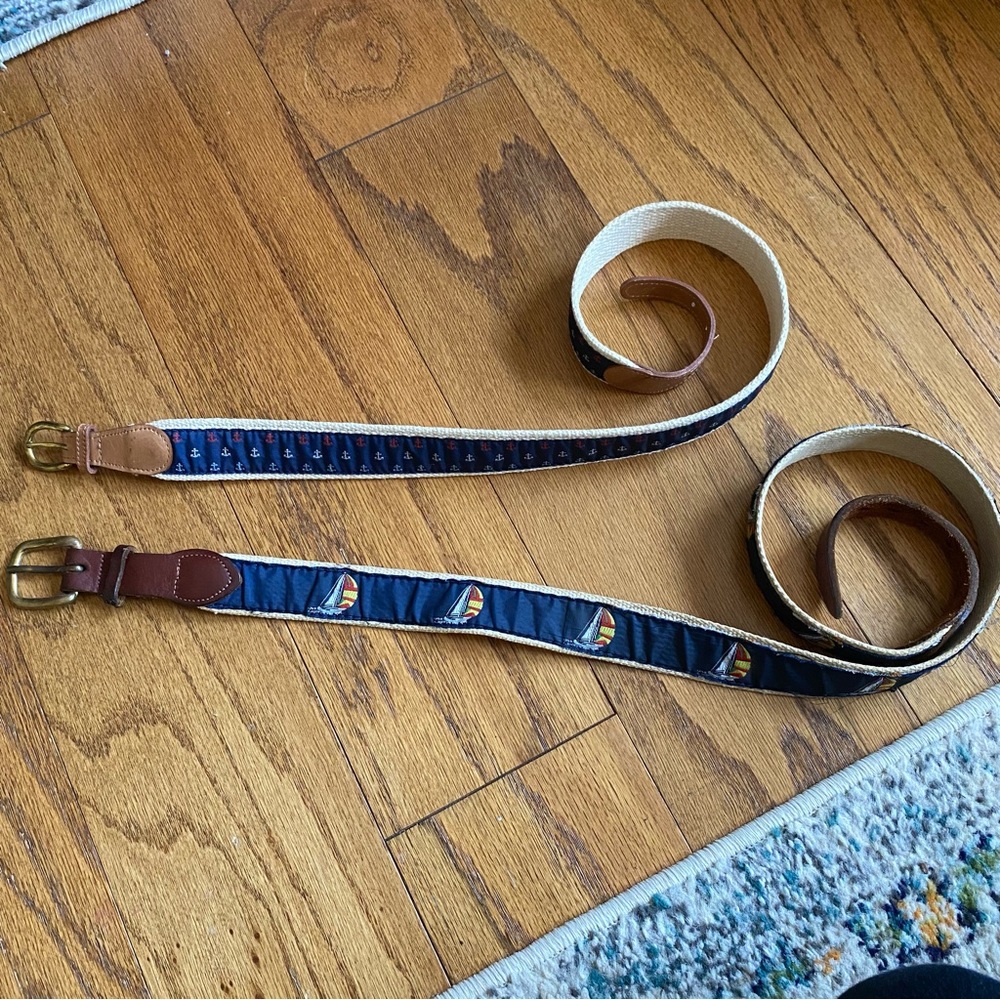 Two vintage belts in great shape.